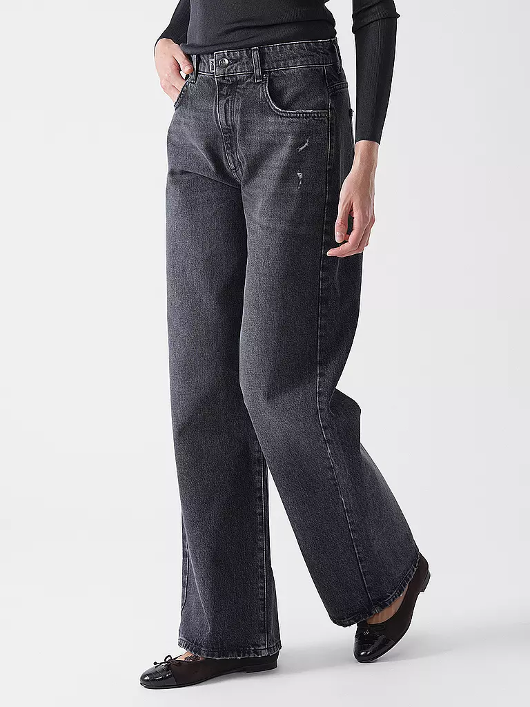 PNTS | Jeans Wide Leg 26_THE LOOSE | hellgrau