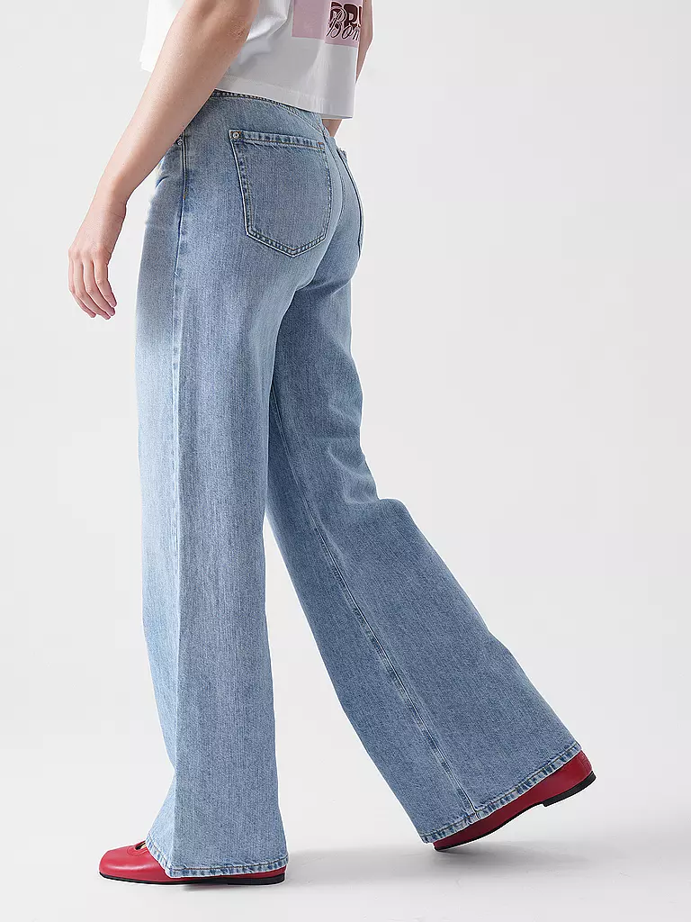 PNTS | Jeans Wide Leg THE RAVER | blau