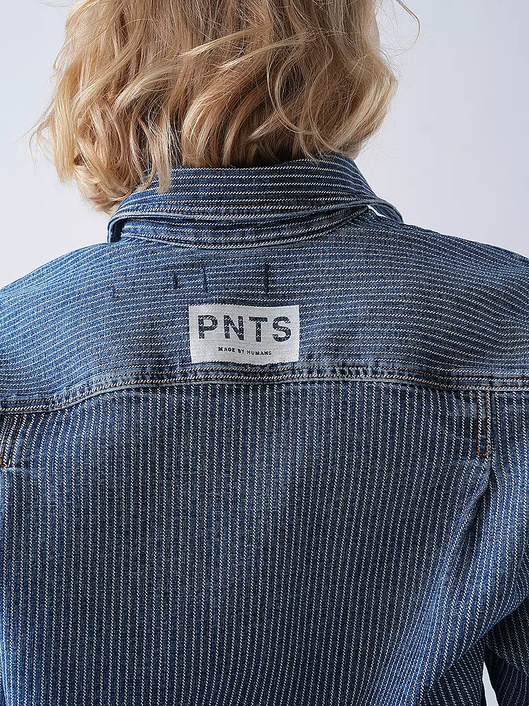 PNTS | Jeansbluse 27_THE SUIT UP | dunkelblau