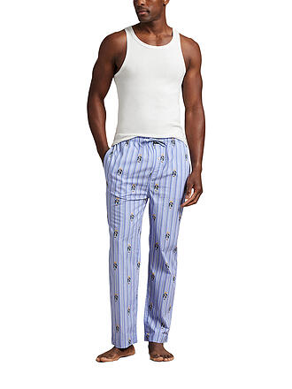 POLO RALPH LAUREN | Produktname: Pyjamahose
Marke: POLO RALPH LAUREN
Farbe: blau
Kategorien: Mode,Herren
Material: Baumwolle
Musterung: Print
Länge (Hosen/Jeans): Lang
Stil: Casual
Details: Logo,Eingrifftaschen,Tunnelzug