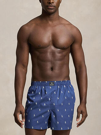 POLO RALPH LAUREN | Boxershorts 3er Pkg. white blue stripe l navy