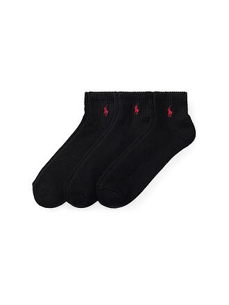 POLO RALPH LAUREN | Sneaker Socken 3er Pkg black