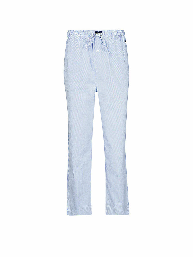 Polo Pyjama Pant Mini Gingham Blue