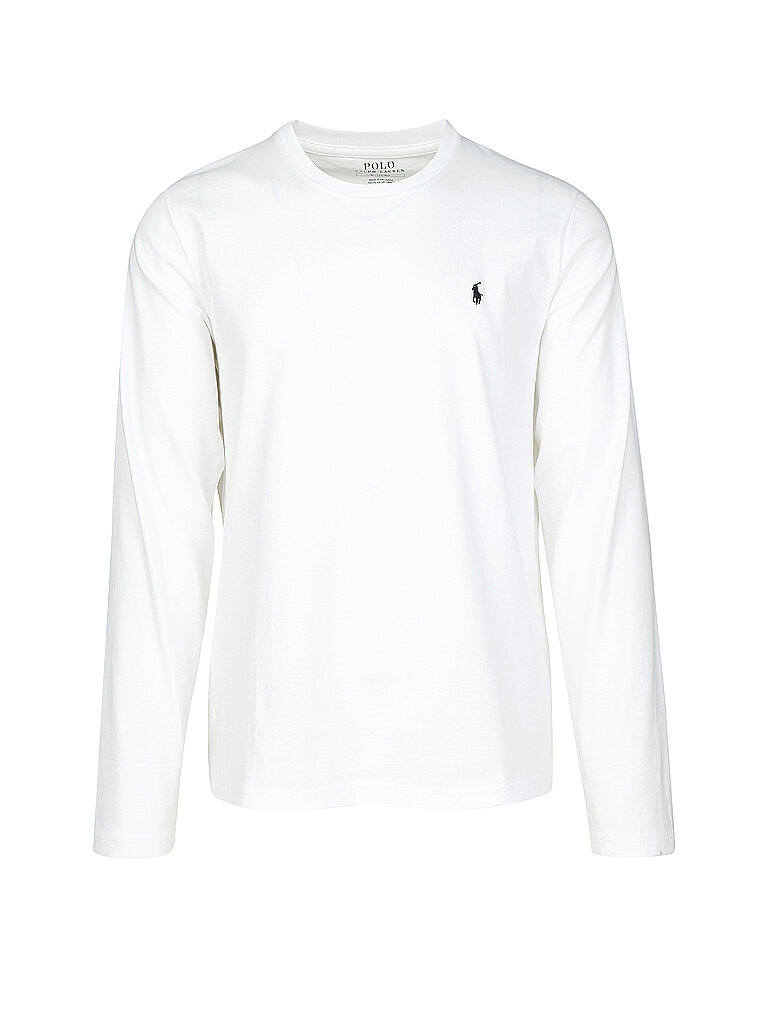 POLO RALPH LAUREN Herren 714844759 Langarm-Shirt (1 Stück), 004 Weiß, L-XL