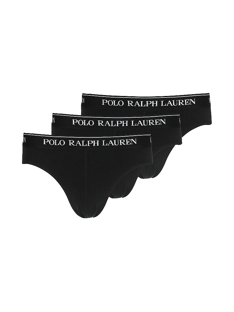 Polo Ralph Lauren Herren Slip Low Rise BRF 714513423, Gr. Large, Schwarz (3Pk Polo Blk 002)
