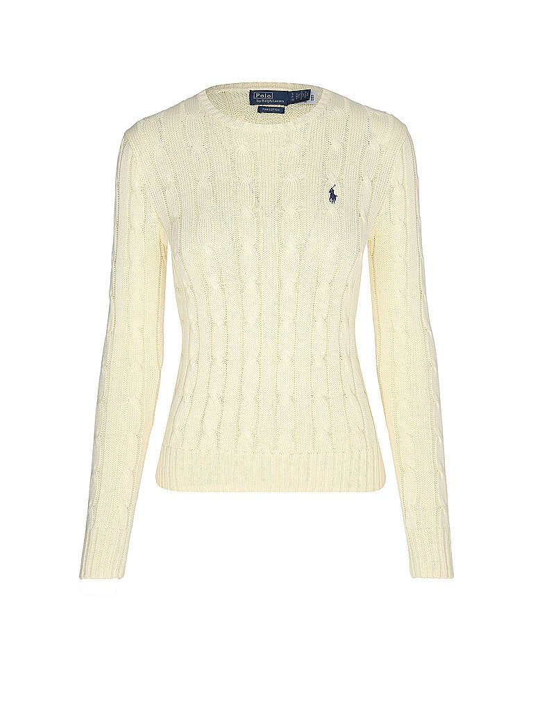 Polo Ralph Lauren Damen Creme Pullover Slim Fit Julianna | Extra Klein