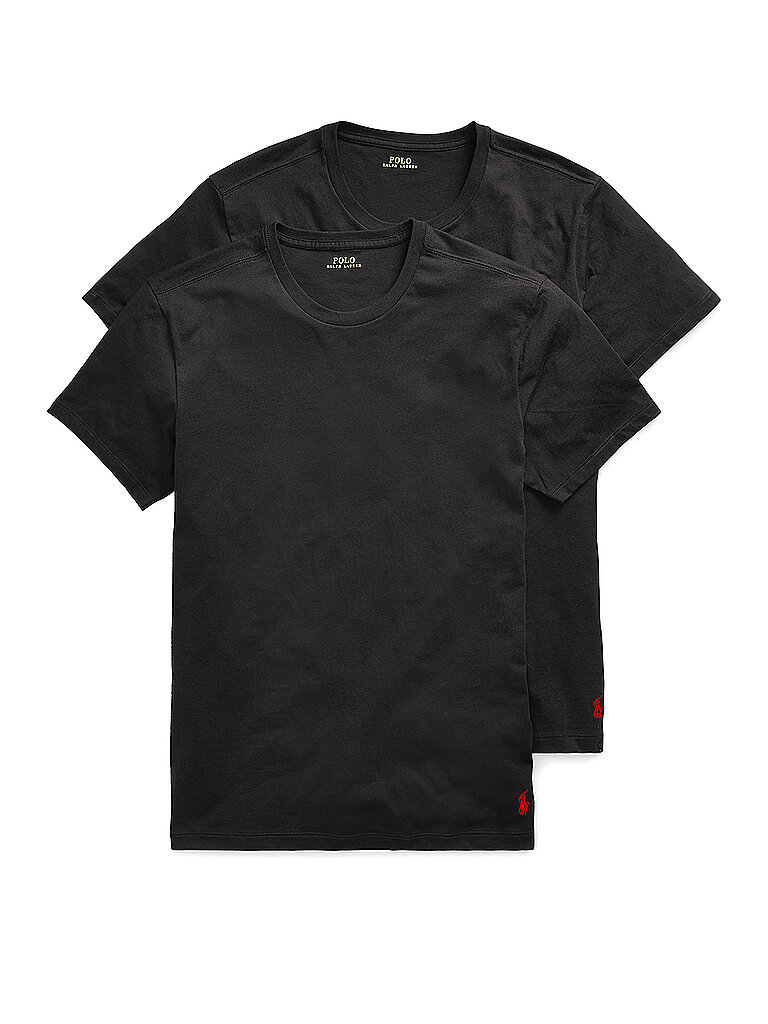 POLO RALPH LAUREN  T- Shirt 2er Pkg schwarz schwarz | XL