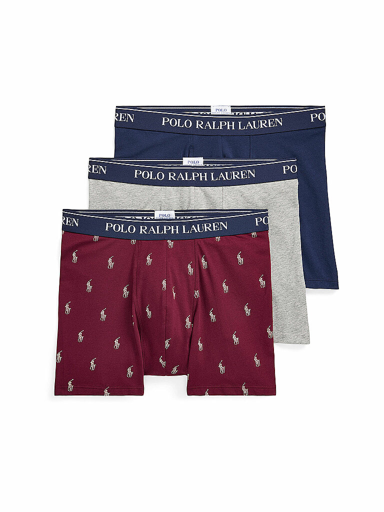 POLO RALPH LAUREN Pants 3er Pkg. bunt dunkelrot | S