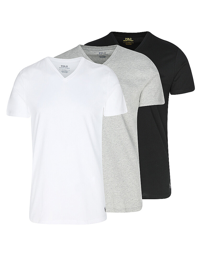 POLO RALPH LAUREN T-Shirt 3er Pkg. white grey – Polo Ralph Lauren