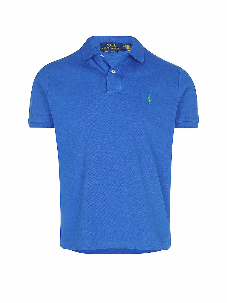 Polo Ralph Lauren Poloshirt Custom Slim Fit Blue