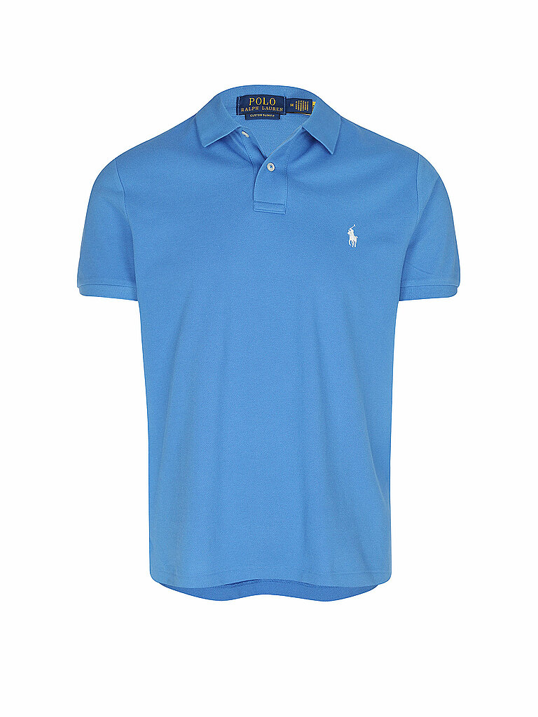 Polo Ralph Lauren Poloshirt Custom Slim Fit Blue