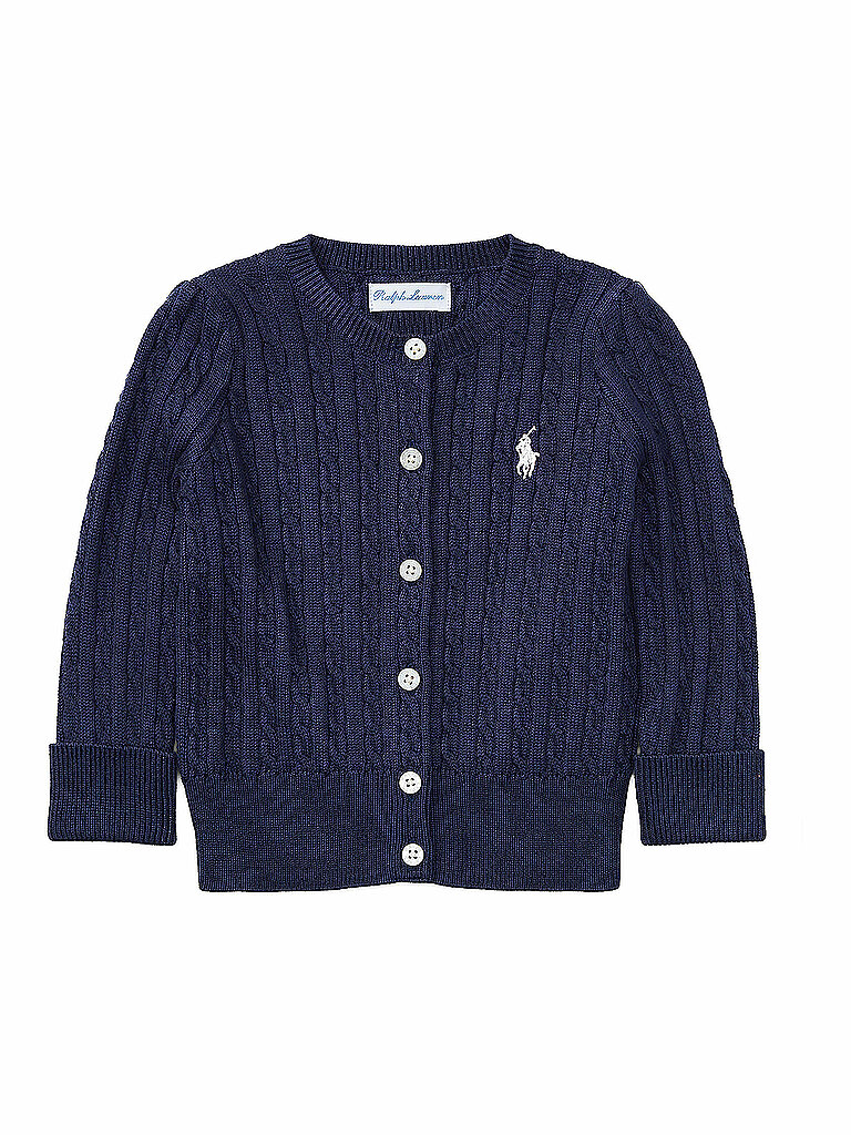 POLO RALPH LAUREN Baby Strickjacke dunkelblau | 86