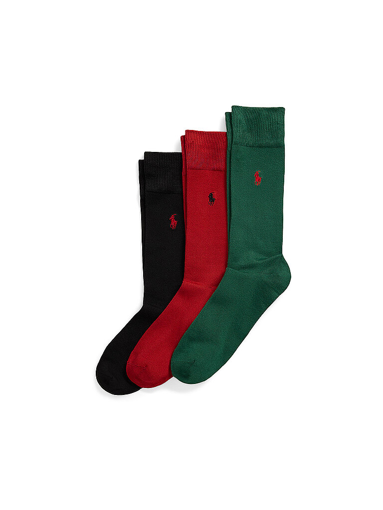 POLO RALPH LAUREN Socken 3er Pkg. black assorted – Polo Ralph Lauren