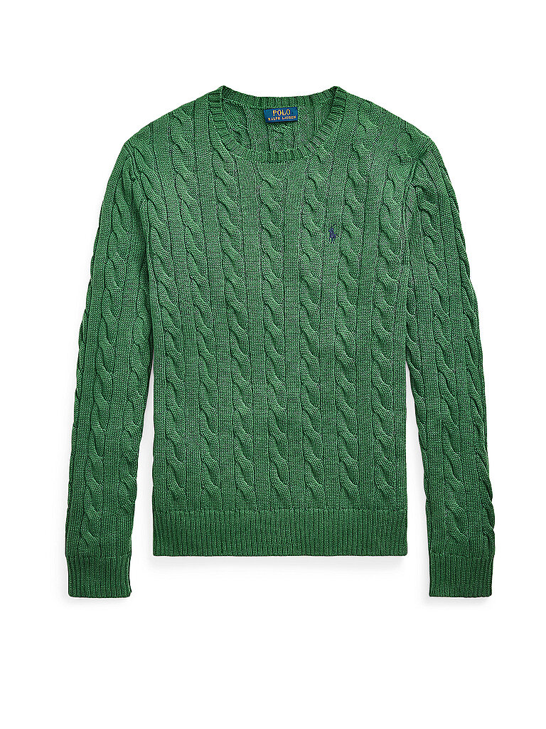 Polo Ralph Lauren Cable Knit Sweater Green