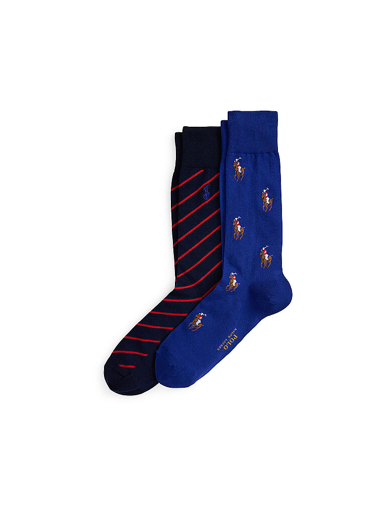 POLO RALPH LAUREN Socken 2er Pkg. royal / red – Polo Ralph Lauren