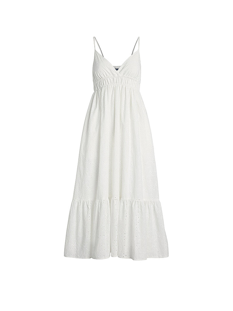 POLO RALPH LAUREN Midikleid  weiss | 34