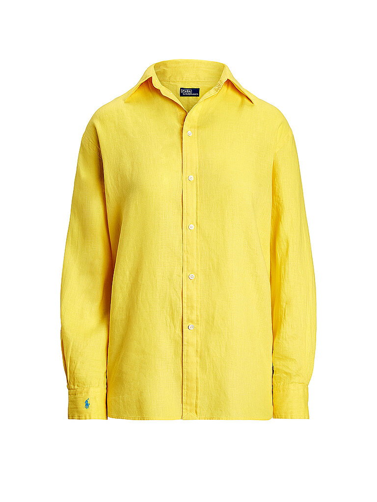 POLO RALPH LAUREN Leinenbluse  gelb | XS