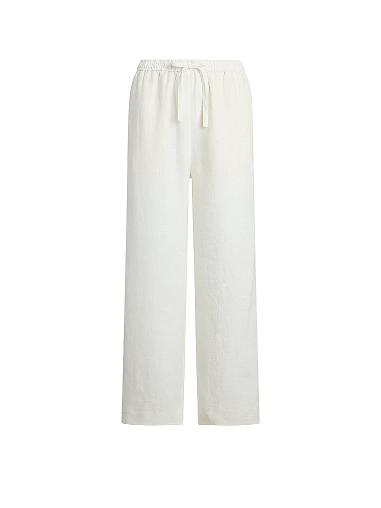 POLO RALPH LAUREN Leinenhose 7/8 weiss | XL