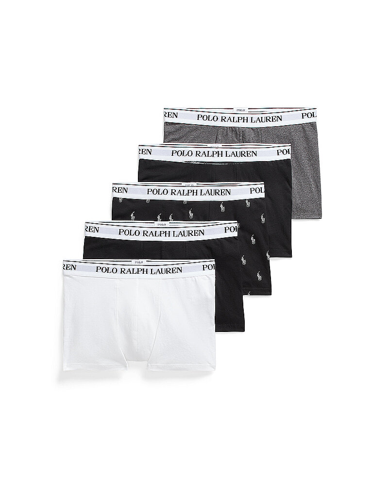 POLO RALPH LAUREN Pants 5er white / black /bichr /black weiss | XXL