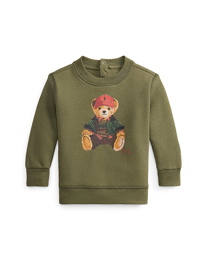 POLO RALPH LAUREN Baby Jungen Sweater olive | 80