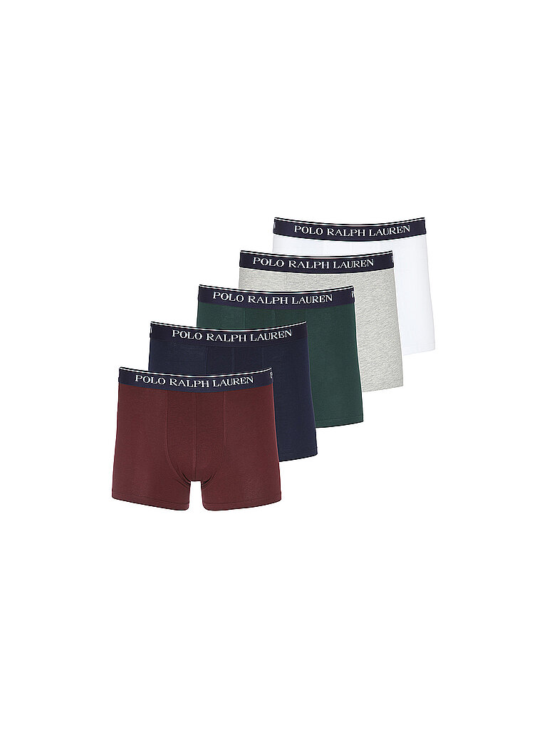 POLO RALPH LAUREN Pants 5er Pkg. navy / grey / green / wine / white dunkelblau | L