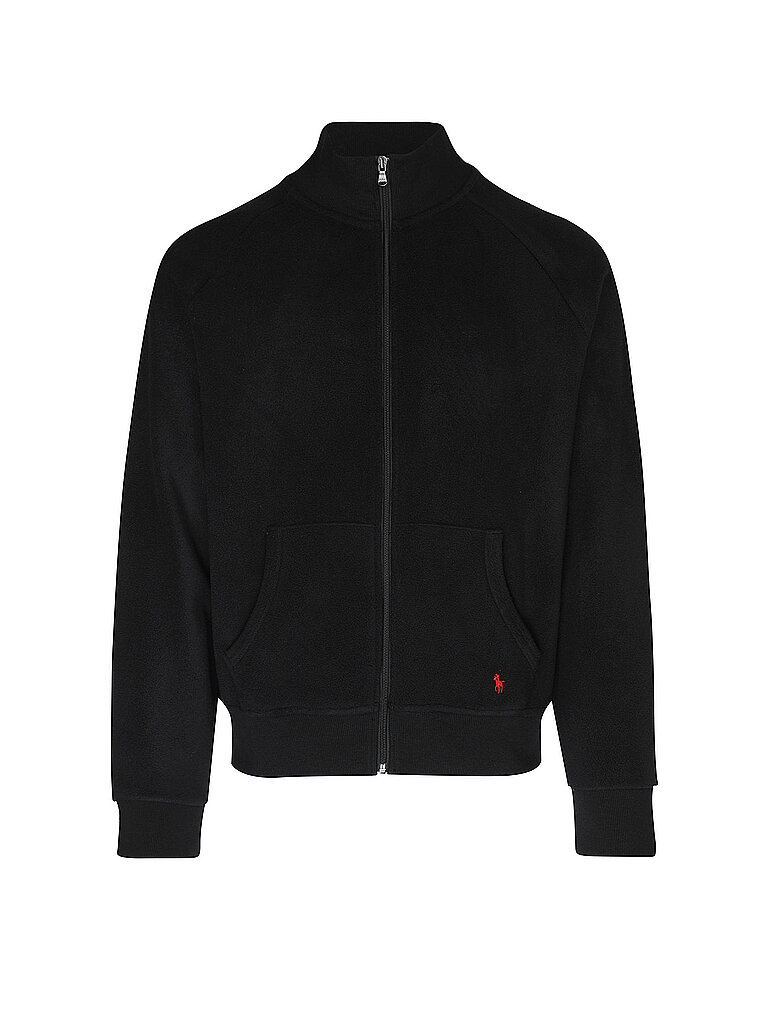 POLO RALPH LAUREN Loungewear Fleecejacke schwarz | S