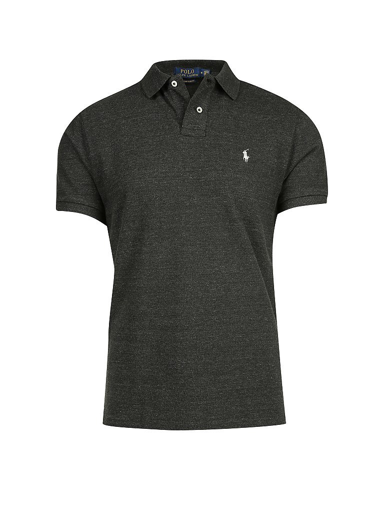POLO RALPH LAUREN Poloshirt Custom-Slim-Fit schwarz | M