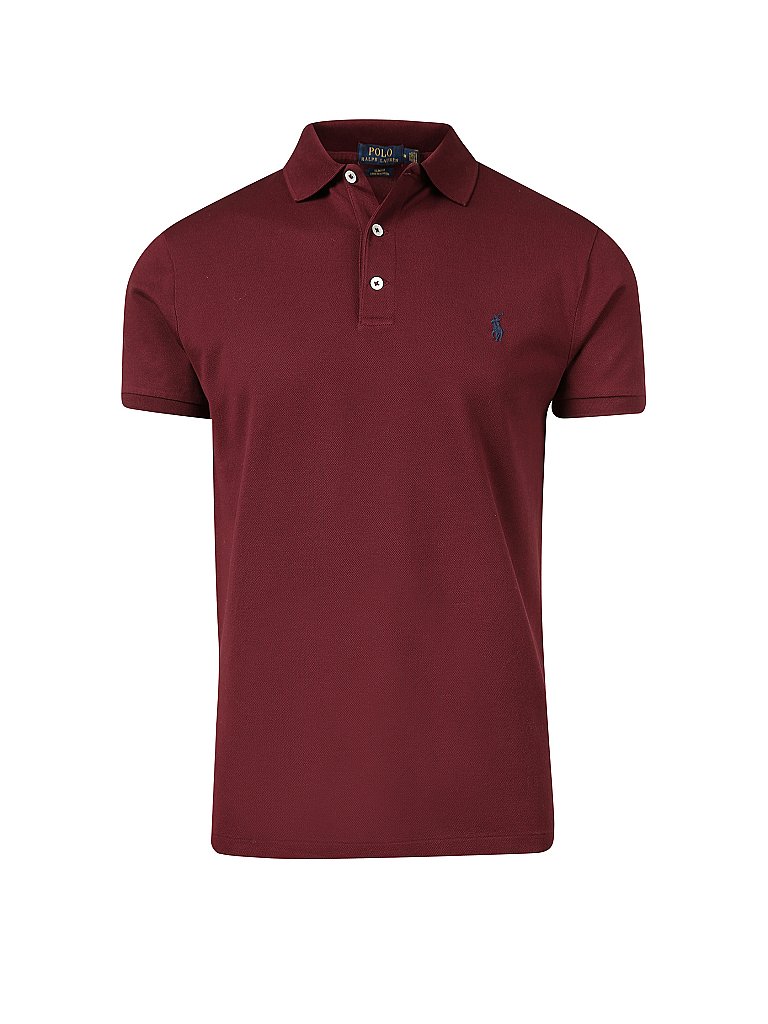 POLO RALPH LAUREN Poloshirt Slim-Fit rot | M