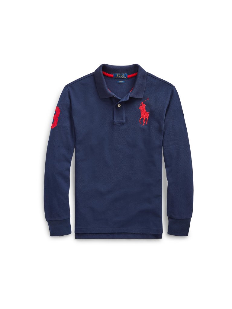 POLO RALPH LAUREN Jungen Poloshirt Slim Fit blau | 140