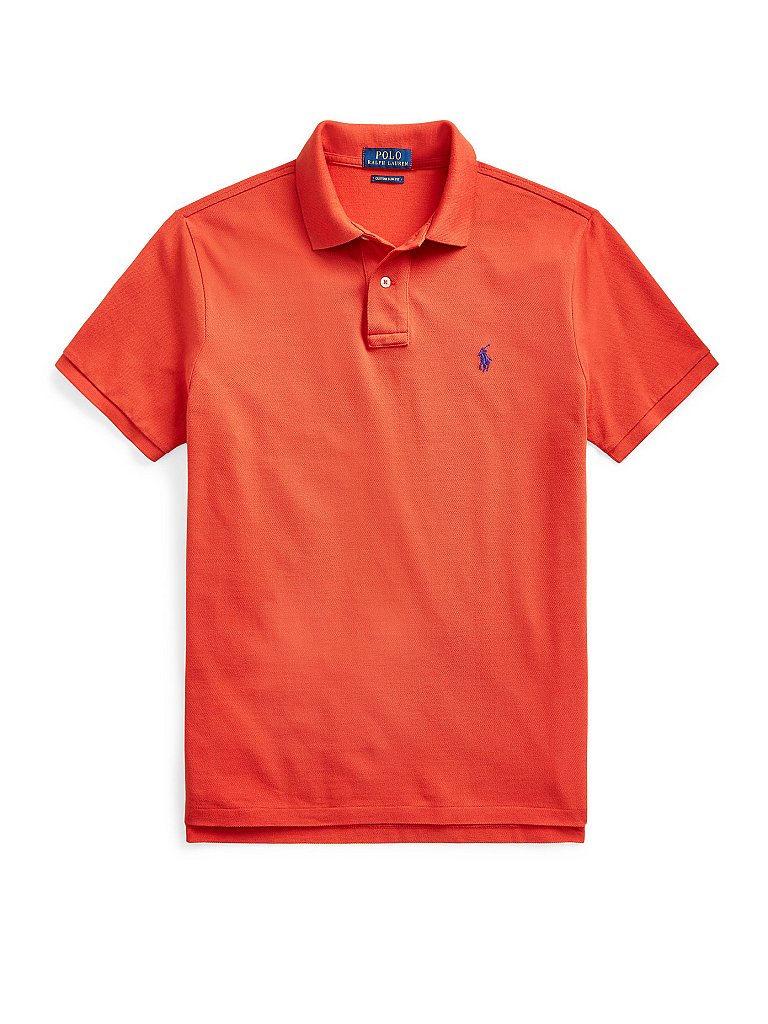 POLO RALPH LAUREN Poloshirt Custom-Slim-Fit orange | S