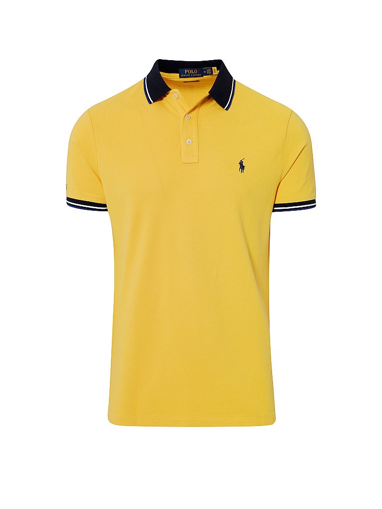 POLO RALPH LAUREN Poloshirt Custom Slim Fit gold | S