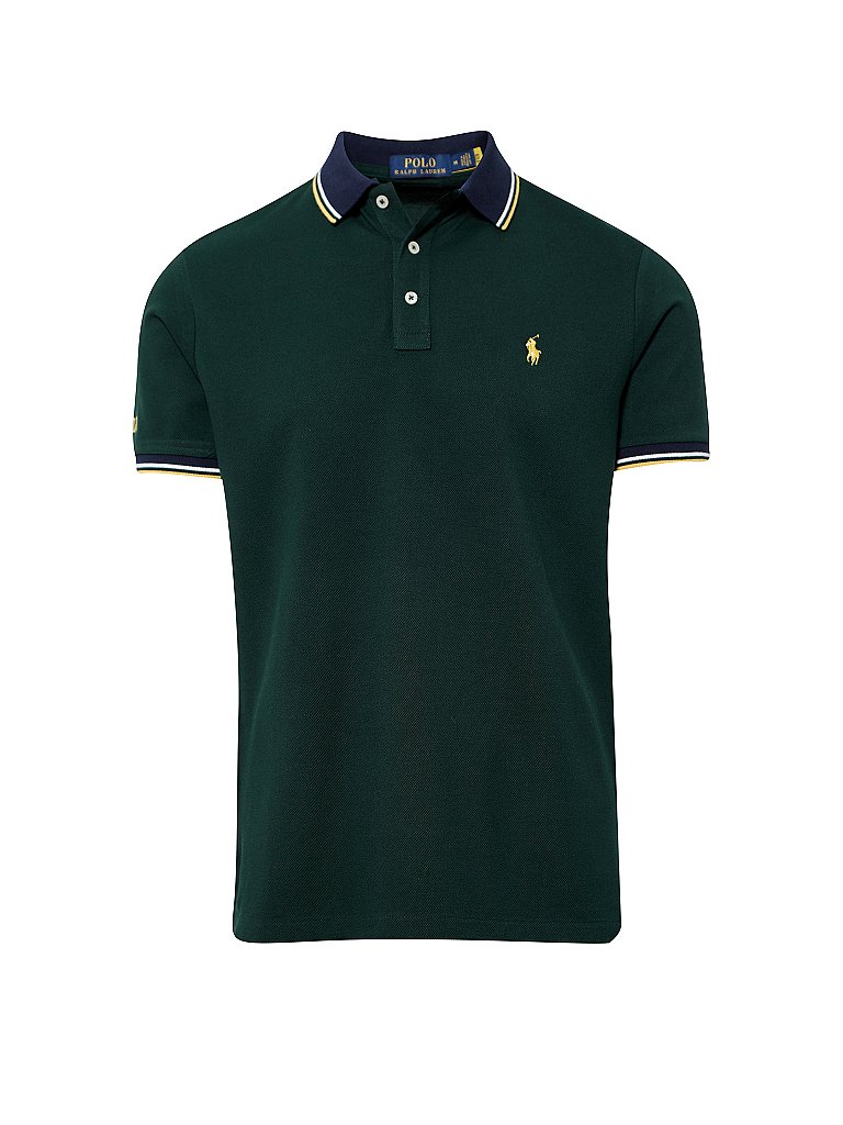 POLO RALPH LAUREN Poloshirt Custom Slim Fit grün | S