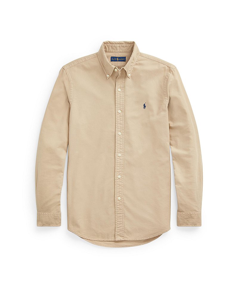 POLO RALPH LAUREN Hemd Slim Fit beige | S