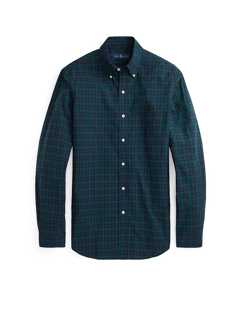 POLO RALPH LAUREN Hemd Custom Fit  grün | S