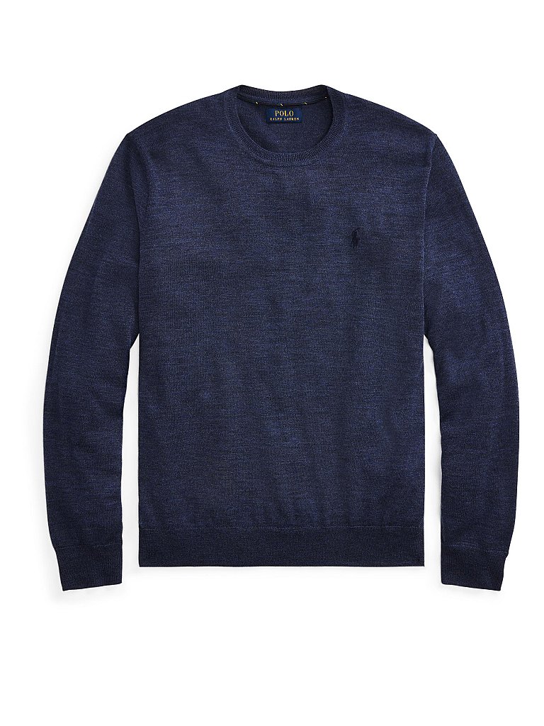 POLO RALPH LAUREN Pullover Slim Fit  blau | M