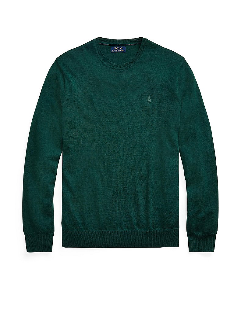 POLO RALPH LAUREN Pullover Slim Fit  grün | S