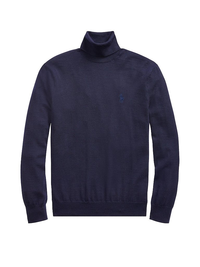 POLO RALPH LAUREN Rollkragenpullover Regular Fit blau | S