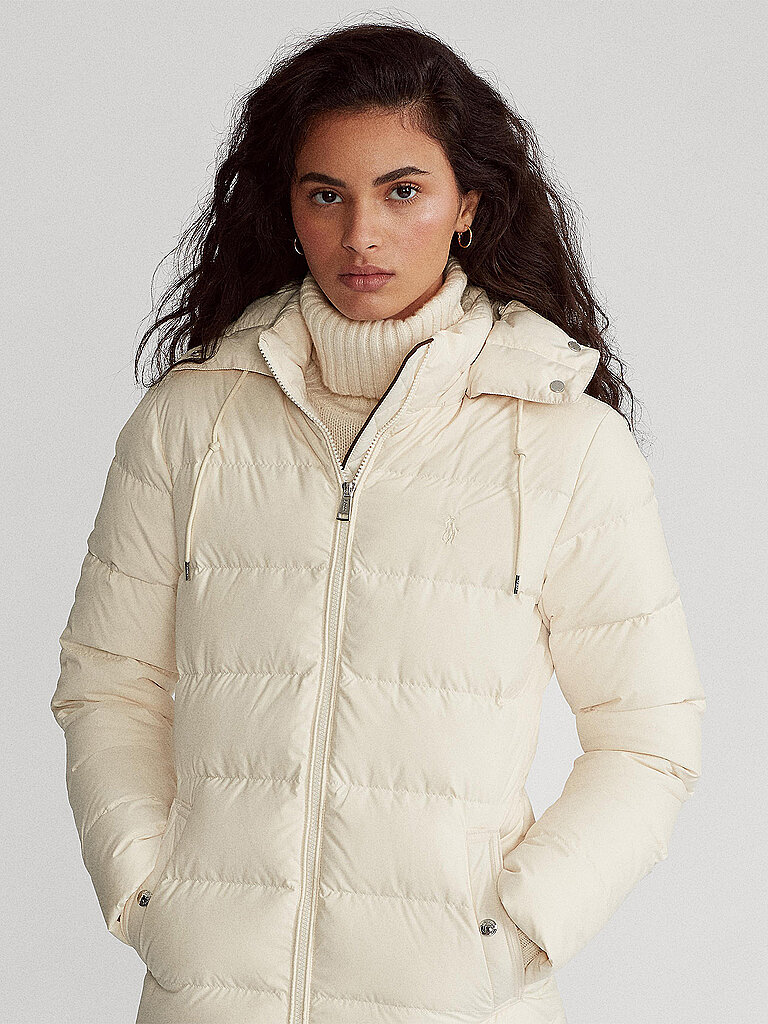 POLO RALPH LAUREN Daunenjacke creme | M