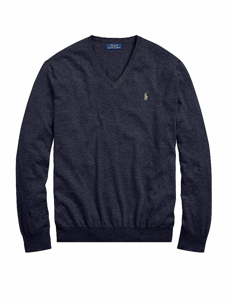 POLO RALPH LAUREN Pullover Slim Fit blau | L
