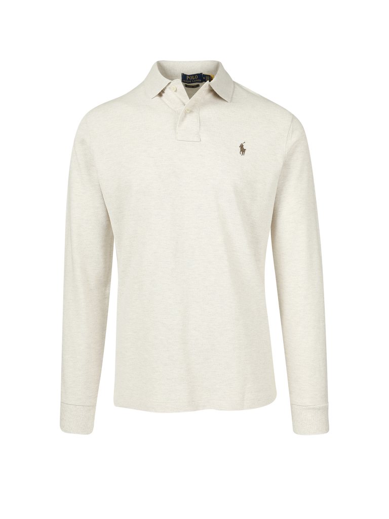POLO RALPH LAUREN Poloshirt Custom-Slim-Fit  grau | S