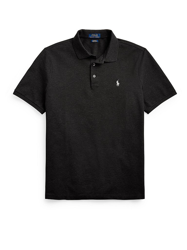 POLO RALPH LAUREN Poloshirt Slim Fit schwarz | M
