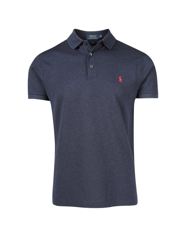 POLO RALPH LAUREN Poloshirt Slim Fit Stretch Mesh blau | S