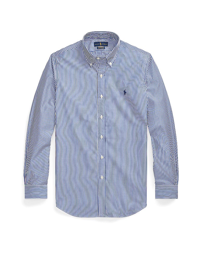 POLO RALPH LAUREN Hemd Custom Fit blau | XXL
