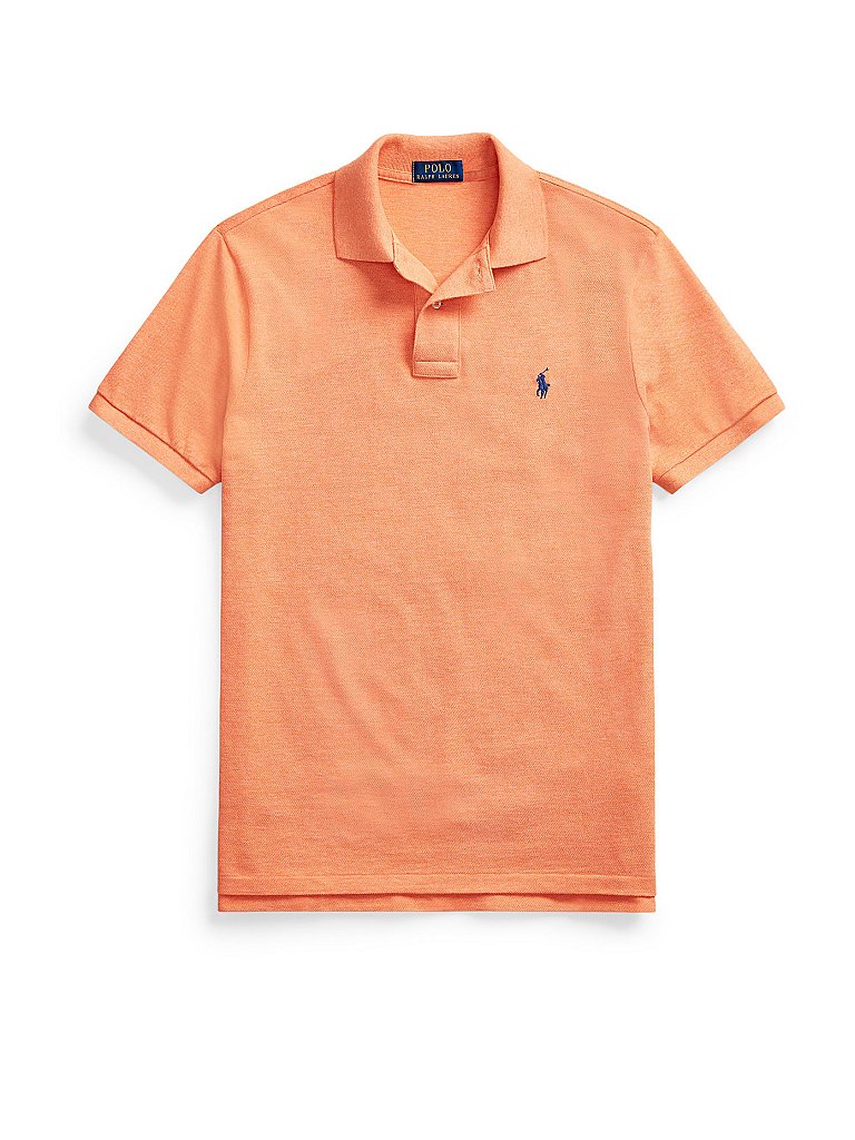 POLO RALPH LAUREN Poloshirt Slim Fit Basic Mesh orange | M