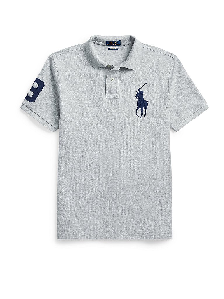 POLO RALPH LAUREN Poloshirt Slim Fit  grau | S