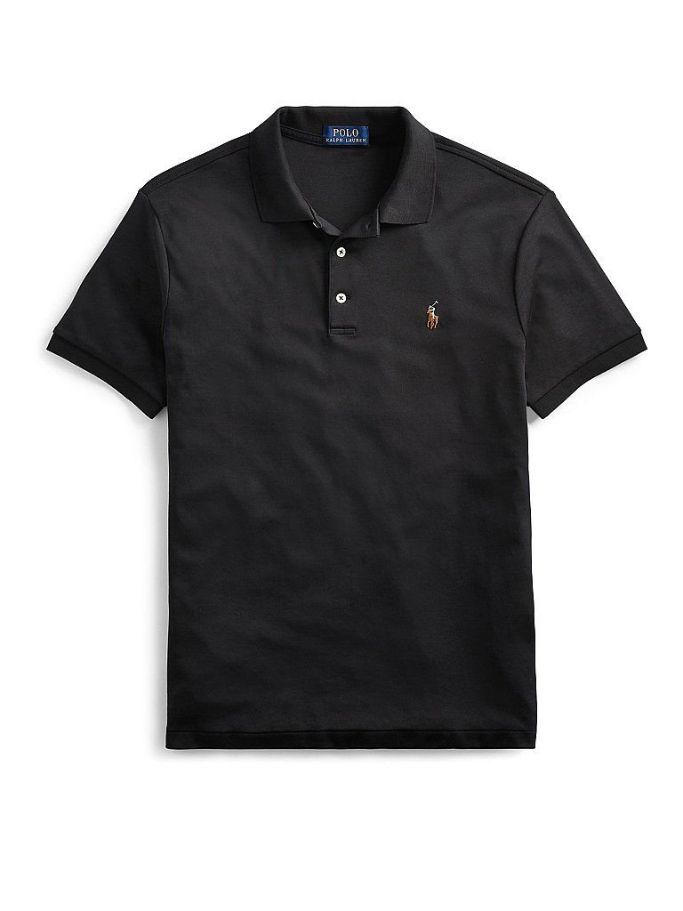 POLO RALPH LAUREN Poloshirt Slim Fit schwarz | S