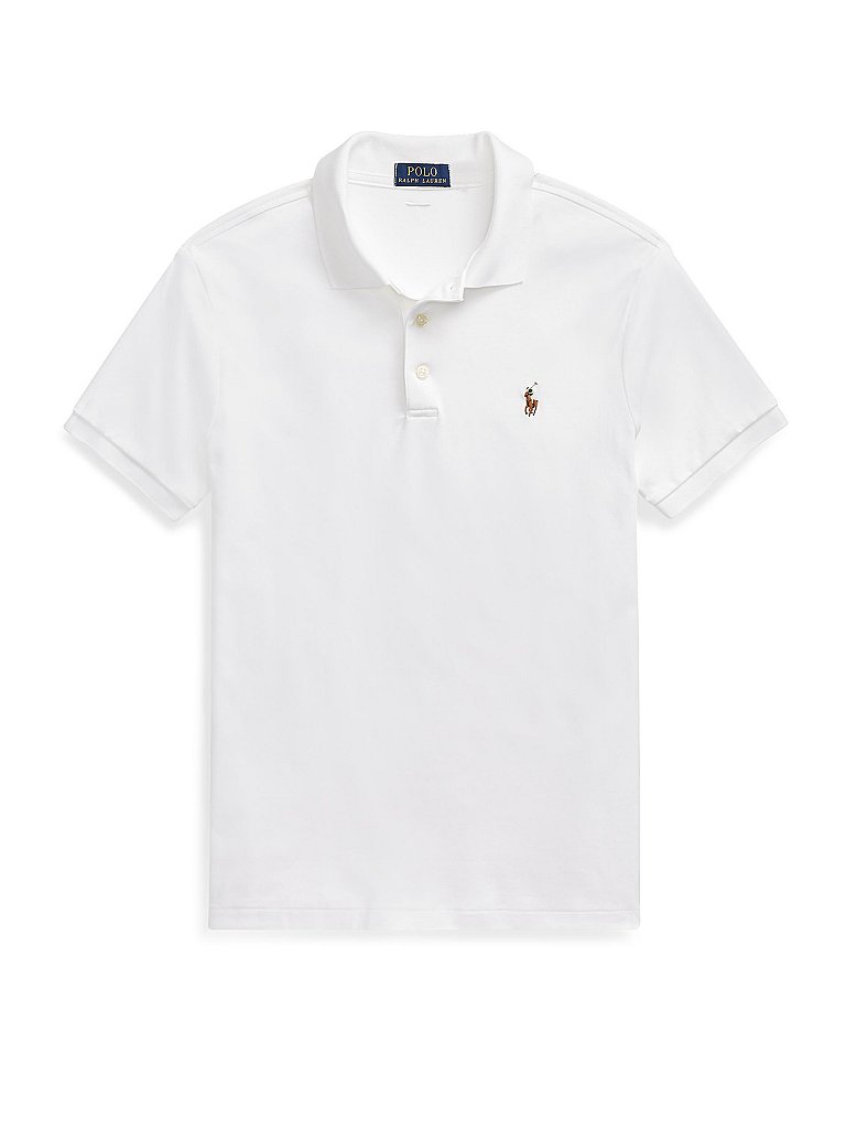 POLO RALPH LAUREN Poloshirt Slim Fit weiß | M