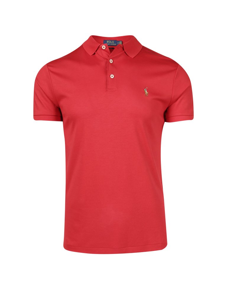 POLO RALPH LAUREN Poloshirt Slim Fit  rot | M