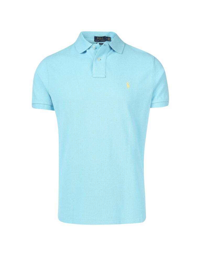 POLO RALPH LAUREN Poloshirt Custom Slim Fit blau | XL