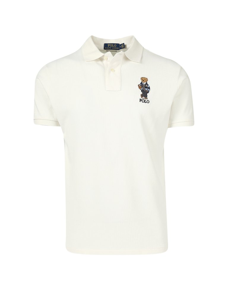 POLO RALPH LAUREN Poloshirt Slim Fit  weiß | S